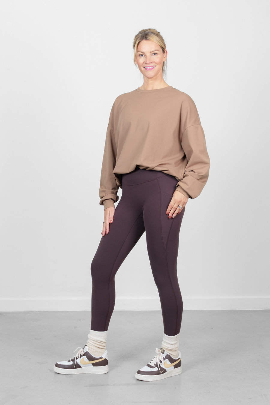 Soul Soft Recycled Leggings - Coffee Bean